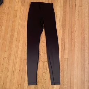 Lululemon ombre graphite black leggings